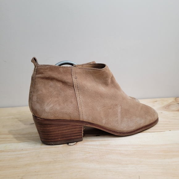J. Crew suede short booties tan 10 - Picture 5 of 7